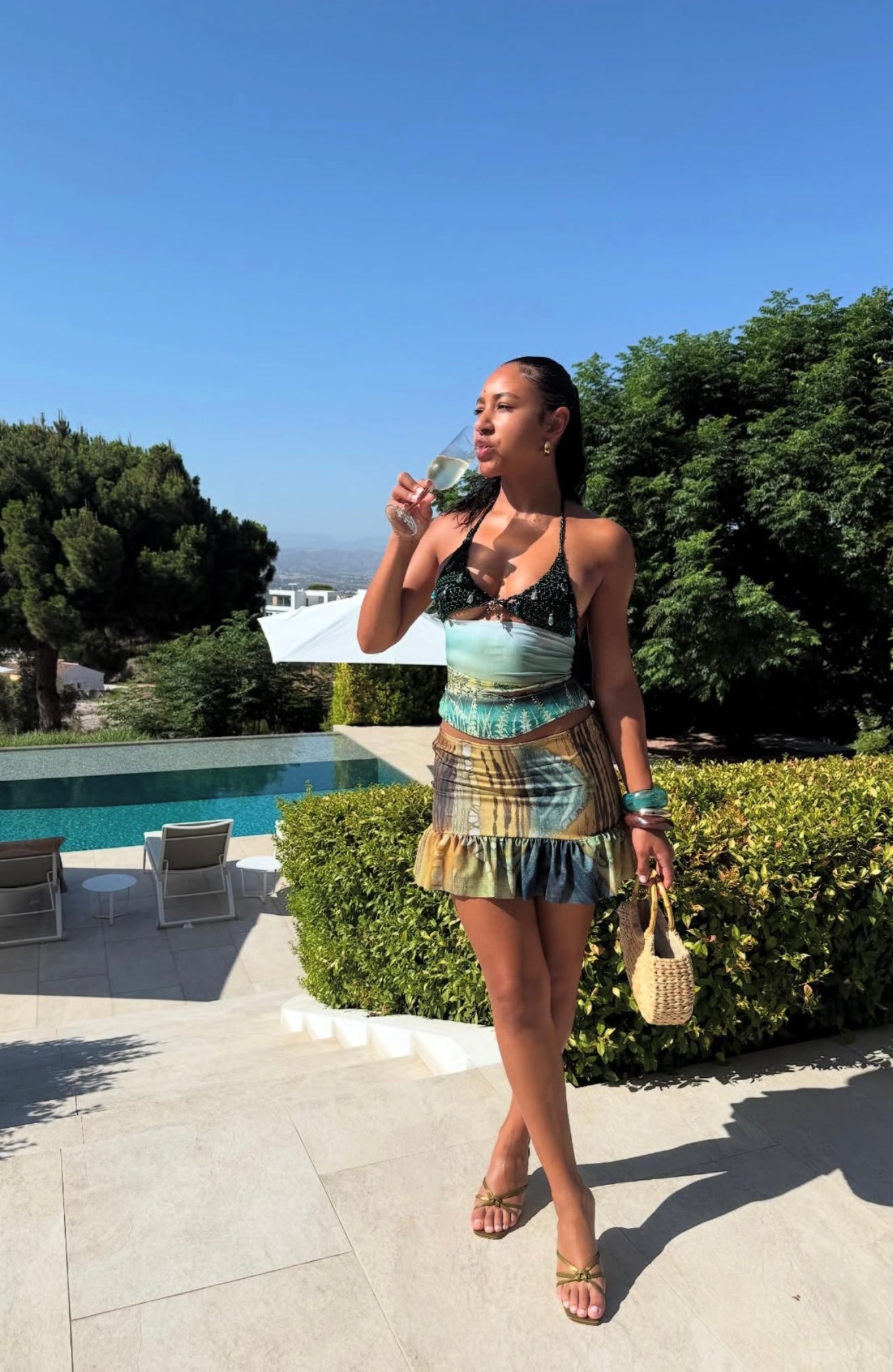 Elle Bejewelled Top